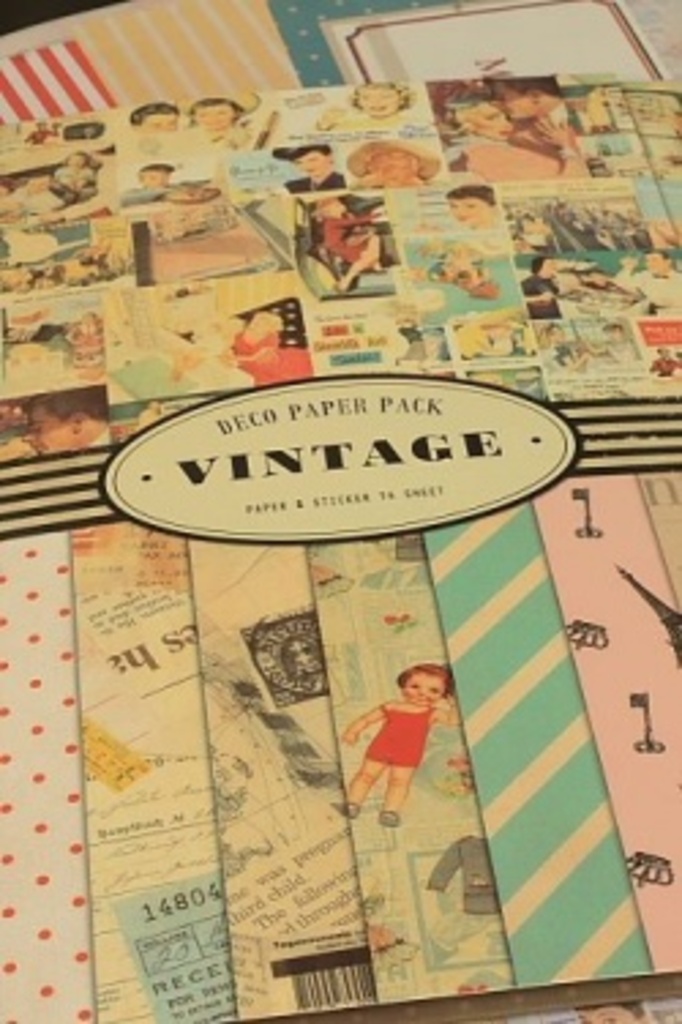 Gemengd vacature eer Vintage paper & sticker set | Meerleuks