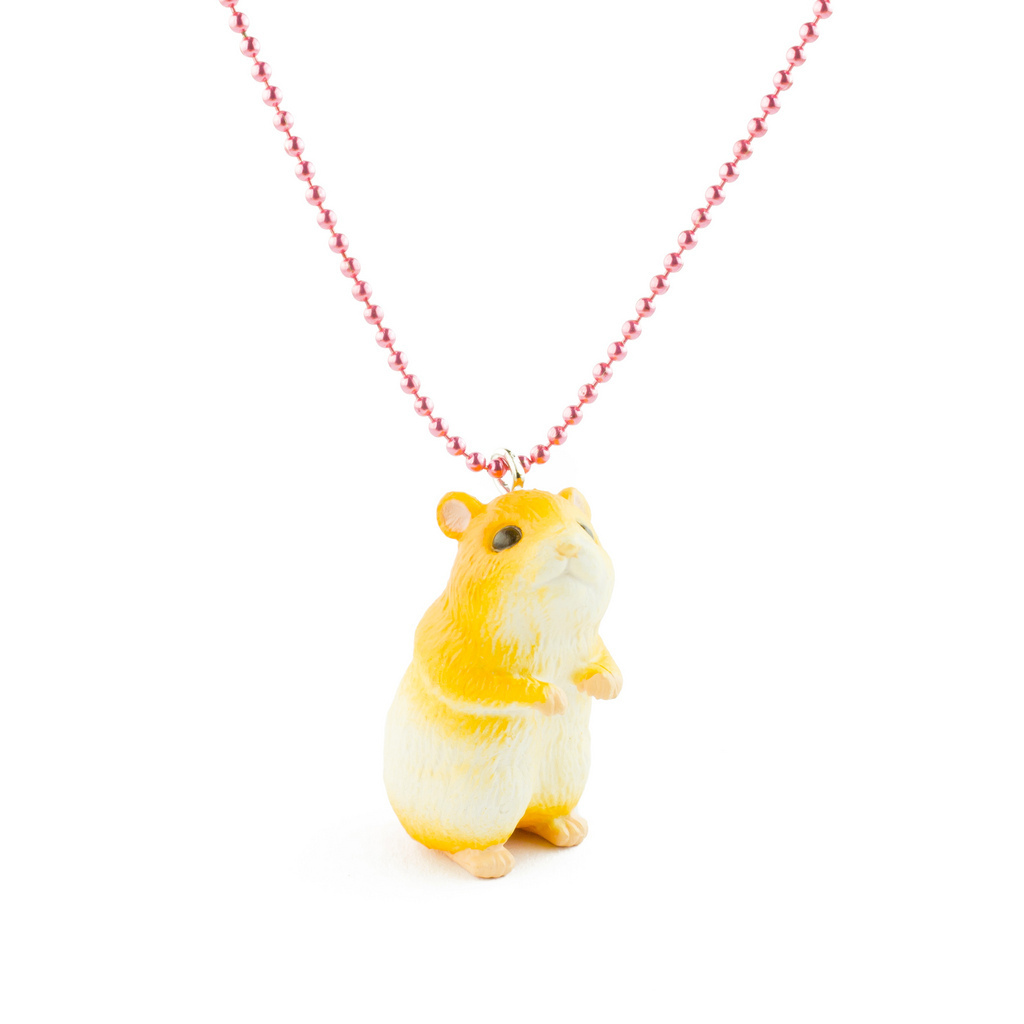 plug Converteren Huiskamer Ketting hamster bruin/wit - Pop cutie | Meerleuks